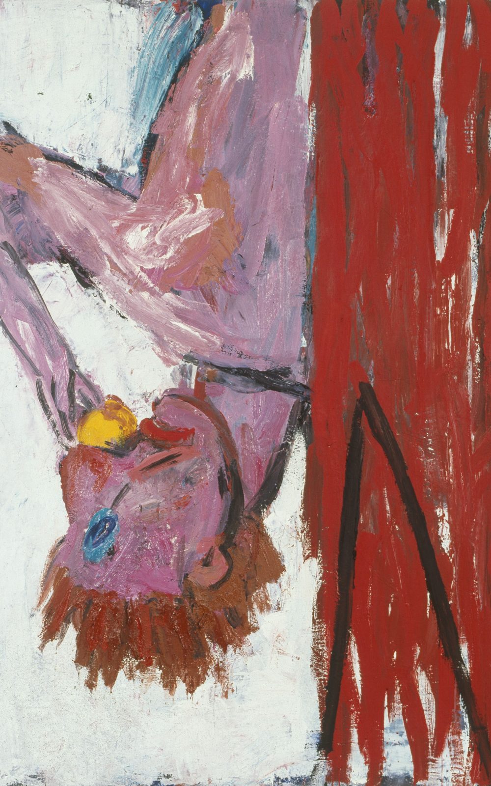 Georg Baselitz, Orangenesser IV, 1981, Öl auf Leinwand © Georg Baselitz, Leihgabe des Wittelsbacher Ausgleichsfonds, München