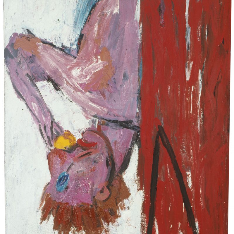 Georg Baselitz, Orangenesser IV, 1981, Öl auf Leinwand © Georg Baselitz, Leihgabe des Wittelsbacher Ausgleichsfonds, München