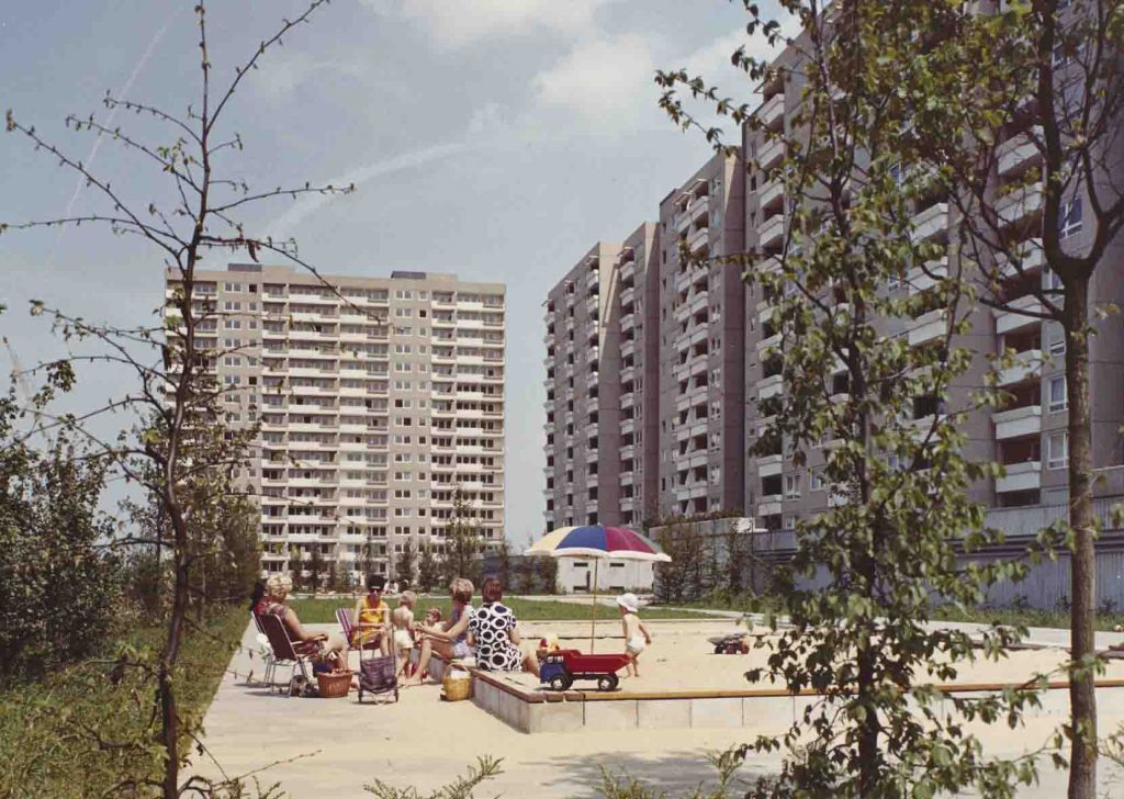 Siedlung Kranichstein Darmstadt, Ernst May, ab 1968 © Hamburgisches Architekturarchiv