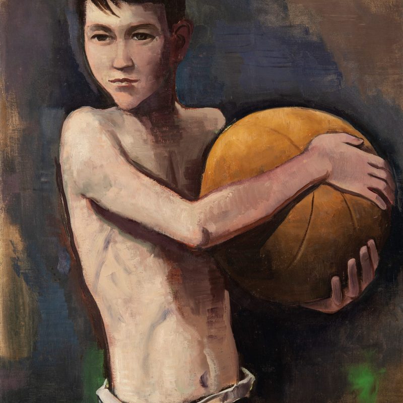 Karl Hofer, Junge mit Ball, 1927 © VG Bild-Kunst, Bonn 2023 Foto: Haydar Koyupinar, Bayerische Staatsgemäldesammlungen