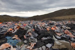 Beros Matija Kralj Stefanic, Geotrauma, Mounds Of Discarded Life Jackets In Northern Lesbos, 2017