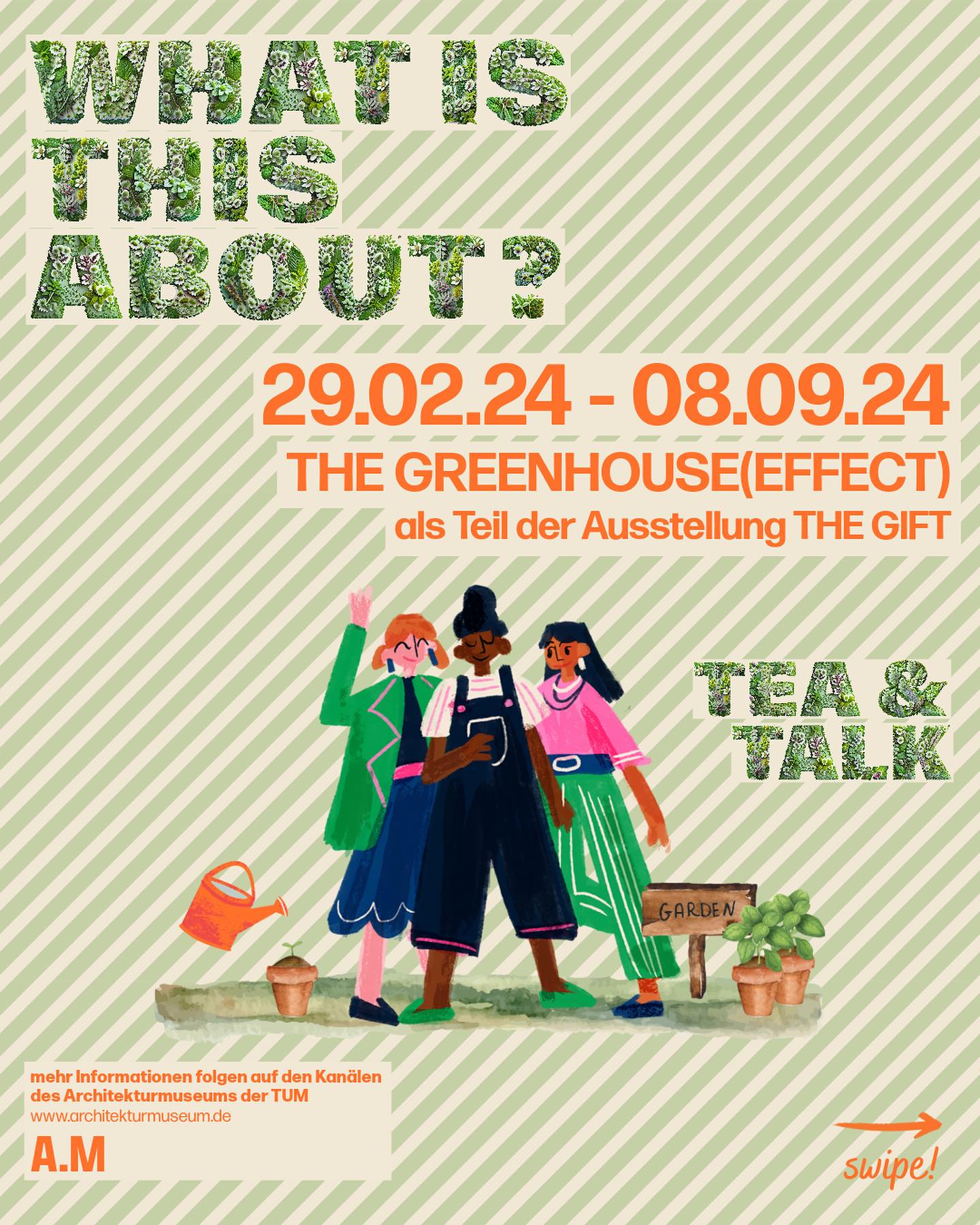 THE GIFT - Greenhouse Save the date: Opening 28.02.2024 – 7 PM Experience „The Greenhouse(effect)“…