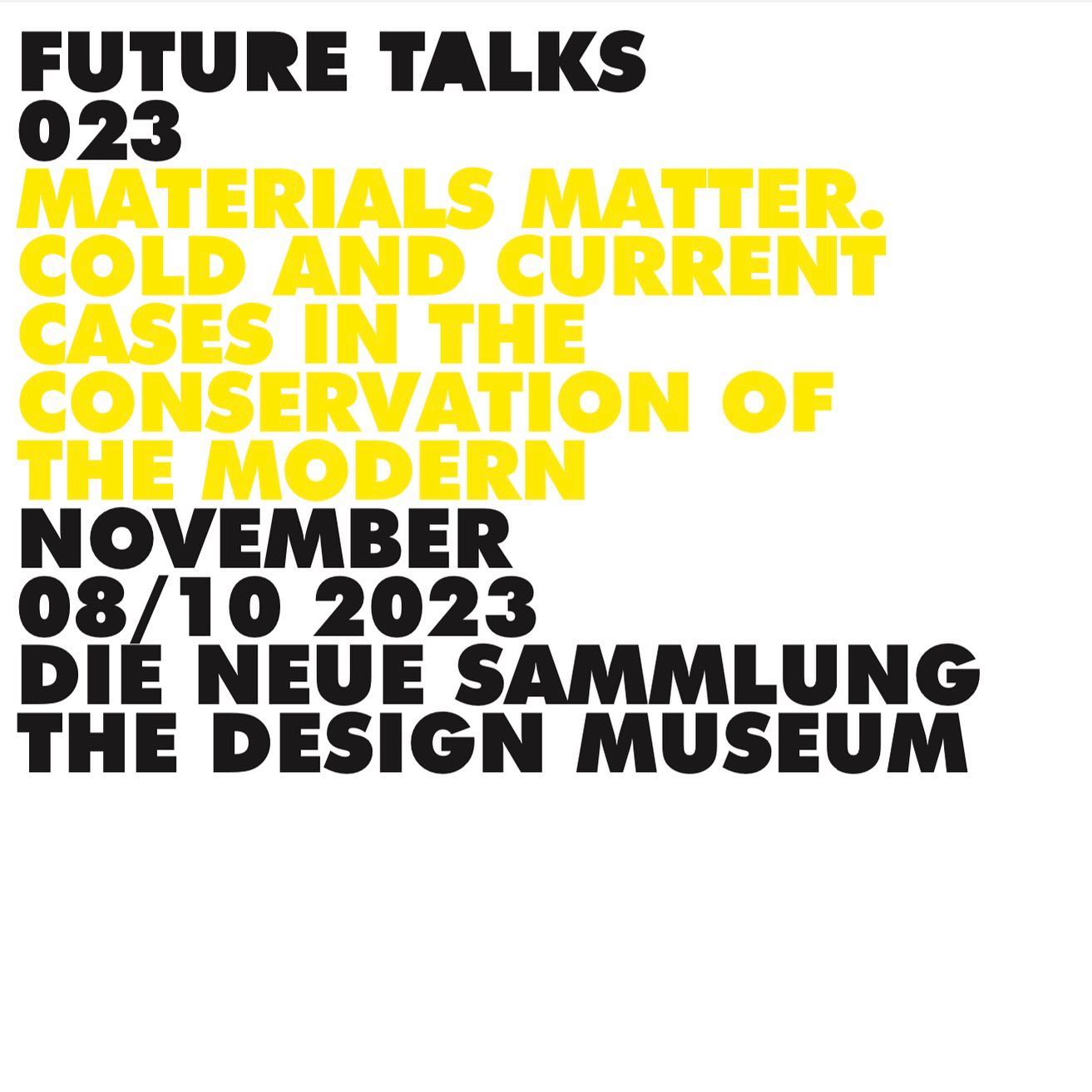 The Conservation Department of Die Neue Sammlung – The Design Museum is pleased to announce…
